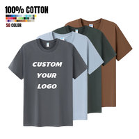 Offre Spéciale – T-shirts vierges 100 % coton pour hommes, 200 g, personnalisables avec logo, col rond, manches courtes, uniformes de travail