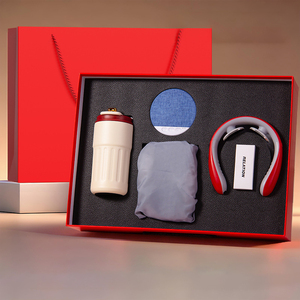 Set de Regalo Empresarial Personalizado, Vaso de Café de Acero 316 con Altavoz Relajante, Dispositivo para el Cuidado del Cuello, Banco de Energía, 4 en 1, Regalos Empresariales - Product Image 5