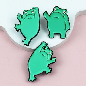 Insignia de Aleación de Zinc con Diseño de Rana Verde, Accesorio de Moda Creativo para Ropa, Sombreros y Zapatos, Ideal para el Año Nuevo Chino - Product Image 2