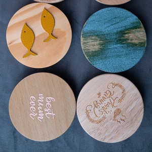 Tapa de Madera Personalizada WeWood de Vietnam con Diseño Artístico de Lujo para Velas Aromáticas - Product Image 4