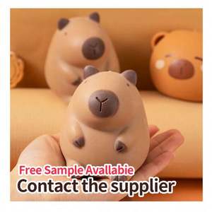 Luxury Premium Quality Capybara <b>Squishy</b> Eco-friendly TPR Stress Relief Gift Set Includes Small <b>Squishy</b> Toys for Kids Birthday - Product Image 6