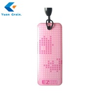 Carte de membre NTAG215 en résine époxy cristalline PVC, étanche/résistante aux intempéries, avec capteur RFID NFC à très haute fréquence 13,56 MHz