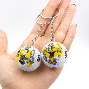 Porte-clés ballon de football États-Unis Canada Mexique 2026 avec pendentif drapeau national Ronaldo pour souvenir ou ornement, non emballé, fabriqué en Chine - Product Image 6