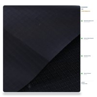 Tissu Oxford en nylon enduit PU 420D imperméable, résistant aux déchirures, mélange TPU, pour chaussures, sacs à dos et abris
