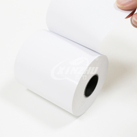 Rouleau Jumbo d'étiquettes codes-barres en papier écologique thermique direct sans doublure pour expédition logistique, adhésif thermofusible permanent, taille personnalisée, haute qualité