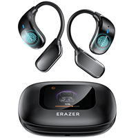 Erazer XF23 headphone nirkabel BT5.4, terjemahan Digital tampilan sentuh definisi tinggi kualitas suara HiFi tahan air