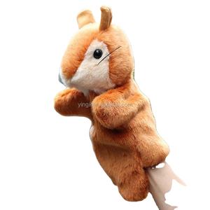 G588 2022 Marioneta <span class=keywords><strong>de</strong></span> Mano <span class=keywords><strong>de</strong></span> Peluche <span class=keywords><strong>de</strong></span> <span class=keywords><strong>Ardilla</strong></span> Animal Personalizada para Juego <span class=keywords><strong>de</strong></span> Roles Infantil y Narración <span class=keywords><strong>de</strong></span> Cuentos - Product Image 1