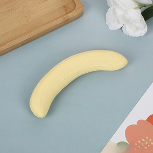 Jouet Squishy Hachimi en Pulpe de Banane Pelée à Remontée Lente, Super Doux, Hydraté et Parfumé, Jouet à Presser en Forme de Fruit Simulé, Anti-Stress et Fidget Toy - Product Image 3