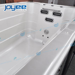 JOYEE Piscine hydro-thermale en acrylique autoportante à double zone USA avec 3 jets <span class=keywords><strong>de</strong></span> natation <span class=keywords><strong>SPA</strong></span> <span class=keywords><strong>de</strong></span> nage en plein air - Product Image 3
