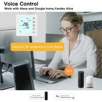 Thermostat sans fil programmable de pièce de Digital Wifi pour le chauffage par le sol
