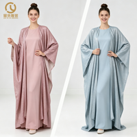 femme EID Robe de luxe vêtements islamiques nouvelle mode dubaï Abaya femmes robe musulmane personnalisé lin fermé Abaya