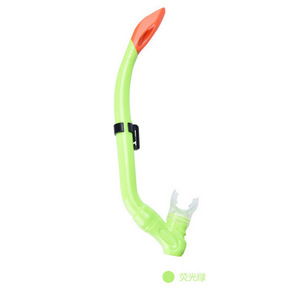 HHAO SPORT Snorkel Semiseco de PVC y Silicona para Niños, Equipo de Buceo, Azul, Magenta, Verde Fluorescente - Product Image 2