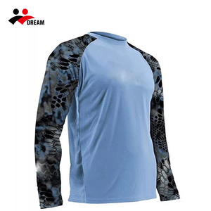 Chemises de poisson à manches longues par sublimation protection solaire <span class=keywords><strong>anti</strong></span> <span class=keywords><strong>UV</strong></span> sur mesure vêtements de pêche <span class=keywords><strong>maillot</strong></span> de pêche à séchage rapide - Product Image 6