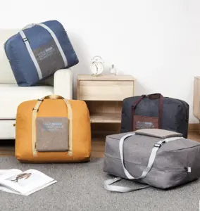 Wholesale outdoor promotional travel storage luggage nylon large capacity waterproof foldable travelling bag