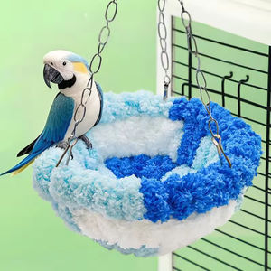 <span class=keywords><strong>Lit</strong></span> <span class=keywords><strong>pour</strong></span> oiseaux à suspendre à la cage, hamac balançoire <span class=keywords><strong>pour</strong></span> oiseaux, petite taille, <span class=keywords><strong>cabane</strong></span> de sommeil <span class=keywords><strong>pour</strong></span> perruches, conures, canaris, pinsons - Product Image 5