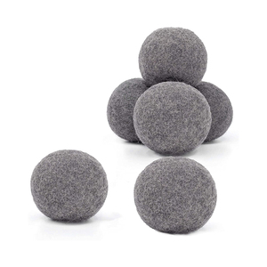 Boules de séchage en laine mérinos bio britannique faites à la main tissu alternatif naturel écologique pour <span class=keywords><strong>le</strong></span> stockage du sèche-linge disques de blanchisserie chaude - Product Image 4