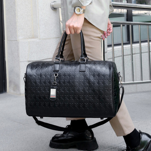 <span class=keywords><strong>Sac</strong></span> de <span class=keywords><strong>Voyage</strong></span> Duffle Pliable Étanche en <span class=keywords><strong>Cuir</strong></span> PU Tendance et Élégant avec Fermeture Éclair, Unisexe, Idéal pour les Activités de Plein Air et les Trajets Quotidien - Product Image 6
