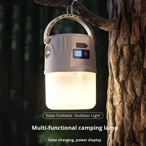 Lanterna de Camping LED Solar com Bateria de Longa Duração para Tendas, Mercados Noturnos e Uso Doméstico de Emergência - Product Image 4