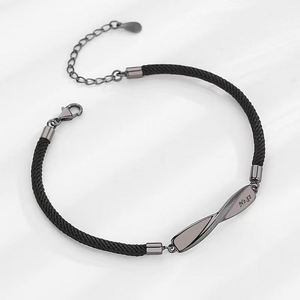 Pulsera de Pareja Mobius con Colgante, Brazalete para Parejas, Regalo de San Valentín para Mujer y Hombre, Brazalete Romántico con Dije de Estrella, Brazalete para Enamorados - Product Image 6