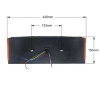 Haute qualité 3 en 1 stop tourner feu stop 24v rouge feu arrière lampe led camion lumière