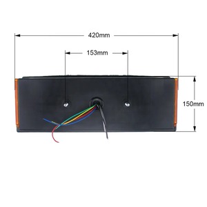 ไฟเบรคเลี้ยวแบบ3 in <span class=keywords><strong>1</strong></span>หลอดไฟท้ายสีแดง24V หลอดไฟ LED รถบรรทุก - Product Image 4