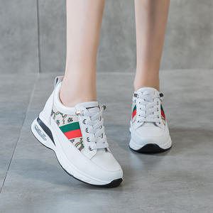 Zapatos Deportivos Casuales de Primavera para Mujer, Zapatos de Moda para Caminar y Hacer Cricket, con Amortiguación, de Piel Vacuna, Ligeros - Product Image 2