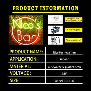 Letrero de Neón LED RGB Personalizable, Letrero Comercial con Nombre Personalizado, Letrero de Neón con Temática de Golf - Product Image 5