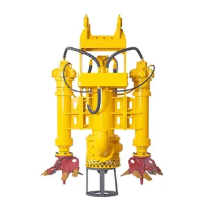 High Flow Capacity Hydraulic Submersible Sand Slurry Suction Dredging Pump For Excavator