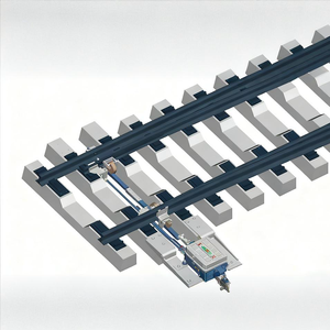 Низкоизносостойкий высокоскоростной поворотный механизм серии CN №18, фиксированный, для вторичных путей вокзалов, модель TB 412 - Product Image 2