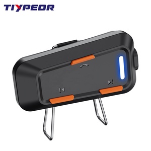 TIYPEOR Motorcycle Noise Reduction <strong>Bluetooth</strong> <strong>Intercom</strong> Headphones <strong>Helmet</strong> Wireless Headset with FM Radio Waterproof IPX5 - Product Image 5