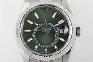 Reloj Mecánico Automático Nuevo al por Mayor, Movimiento 2824, Acero 904L, Multifunción, Verde - Product Image 3