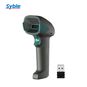 Nuevo producto Syble, escáner de código de barras inalámbrico de 2,4G, lector de código de barras láser 2D, escáneres <span class=keywords><strong>USB</strong></span> de código de barras QR de mano con cable 1D - Product Image 2
