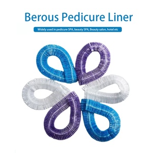 Doublure de <span class=keywords><strong>Spa</strong></span> de pédicure bleu et violet clair pour sac de bain PE jetable de <span class=keywords><strong>Spa</strong></span> de pédicure 400 pièces/étui <span class=keywords><strong>Spa</strong></span> - Product Image 5