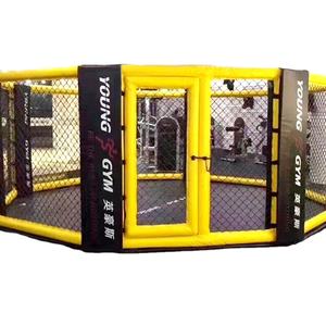 Panneaux de <span class=keywords><strong>cage</strong></span> de combat zone MMA combat 5m de sol <span class=keywords><strong>cage</strong></span> mma logo personnalisé sol octogone <span class=keywords><strong>Cage</strong></span> tampons muraux à vendre - Product Image 2