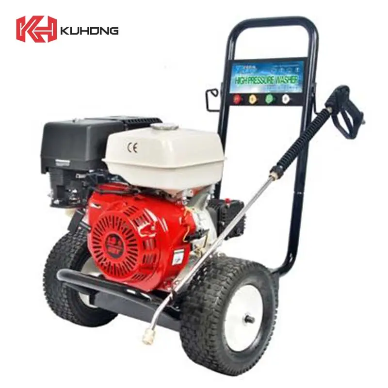 KUHONG เครื่องล้างรถเบนซิน,เครื่องล้างรถด้วยแรงดันไอน้ำเบนซินพลังเจ็ท13HP