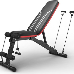 Chaise <span class=keywords><strong>de</strong></span> fitness multifonctionnelle Équipement essentiel pour les redressements assis et les muscles abdominaux Tabouret pliable pour haltères Bancs et supports - Product Image 1
