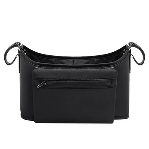 Wheelchair Armrest Side Storage Bag with Multiple Pockets Storage Bag with Reflective Strip Stroller Hanging Bag - Product Image 1