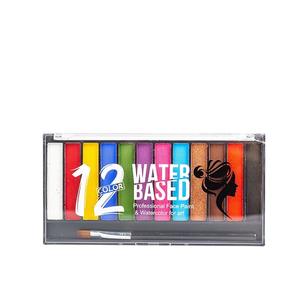 Queens Factory Kit <span class=keywords><strong>de</strong></span> <span class=keywords><strong>palette</strong></span> <span class=keywords><strong>de</strong></span> peinture corporelle à base d'huile 12 couleurs <span class=keywords><strong>de</strong></span> haute qualité <span class=keywords><strong>Palette</strong></span> <span class=keywords><strong>de</strong></span> peinture pour le visage arc-en-ciel pour enfants - Product Image 5