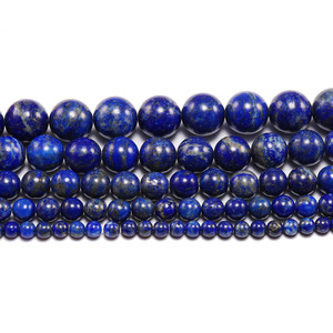 Perles en vrac de Lapis Lazuli naturel, rondes, bleues, accessoires de bijoux, bracelet DIY, vente en gros, perles dispersées ST0230 - Product Image 5