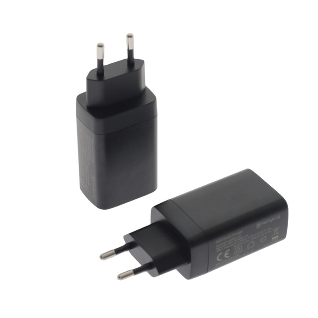 High Quality 65w Gan Wall Charger USB a and Type c Pd +qc3.0 Fast Charging with 3 Ports