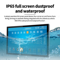Panel PC Industri Hmi 15.6" All-in-one Open Frame dengan Prosesor Intel Celeron J1900 Sistem Operasi Windows 10/Linux untuk Input