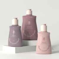 Runxuan 130ml 250ml Self Care Gel Bouteille PET En Plastique Lotion Pour Le Corps Conteneur De Lavage Shampooing Squeeze Bouteille Avec Flip Top Disc Cap