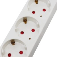 Prises d'extension électriques 3/4/5 voies multi-prises avec protection contre les surtensions