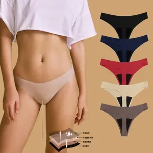 Europe and the United States cross border low waist panties no trace sexy thong ladies four layer menstrual underwear