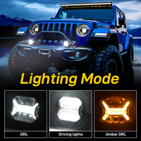Vente en gros haute puissance E-mark hors route LED spot de conduite camion rond hors route 4 5.75 7 pouces voiture LED feux de travail pour camion