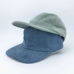 Plain Blank Custom <b>Corduroy</b> Adjustable Buckle 6 Panel Snapback Cap <b>Hats</b> - Product Image 1