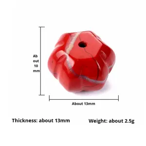 Vente en gros de pierres de citrine naturelle de la marque LIM, modè<span class=keywords><strong>le</strong></span> 1705, 10x13 mm, jaune rose, semi-précieuses, pour la création de bijoux, bracelets - Product Image 5