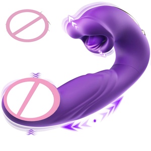 Vibrador de Punto G para Mujeres, Placer Intenso, Estimulador de Clítoris con Succión y Lamido, Vibrador Bucal, Dildo, Tapón Anal, Juguetes Sexuales para Mujeres - Product Image 1