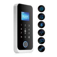 Cerradura Inteligente para Exteriores con Escaneo de Doble Frecuencia, Teclado Táctil, Tarjeta de Proximidad, Huella Dactilar, Control de Acceso Autónomo