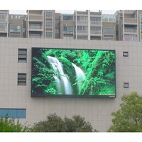 Affichage LED 3D à vision directe pour l'extérieur, écran d'affichage numérique LED publicitaire, écran vidéo de fond